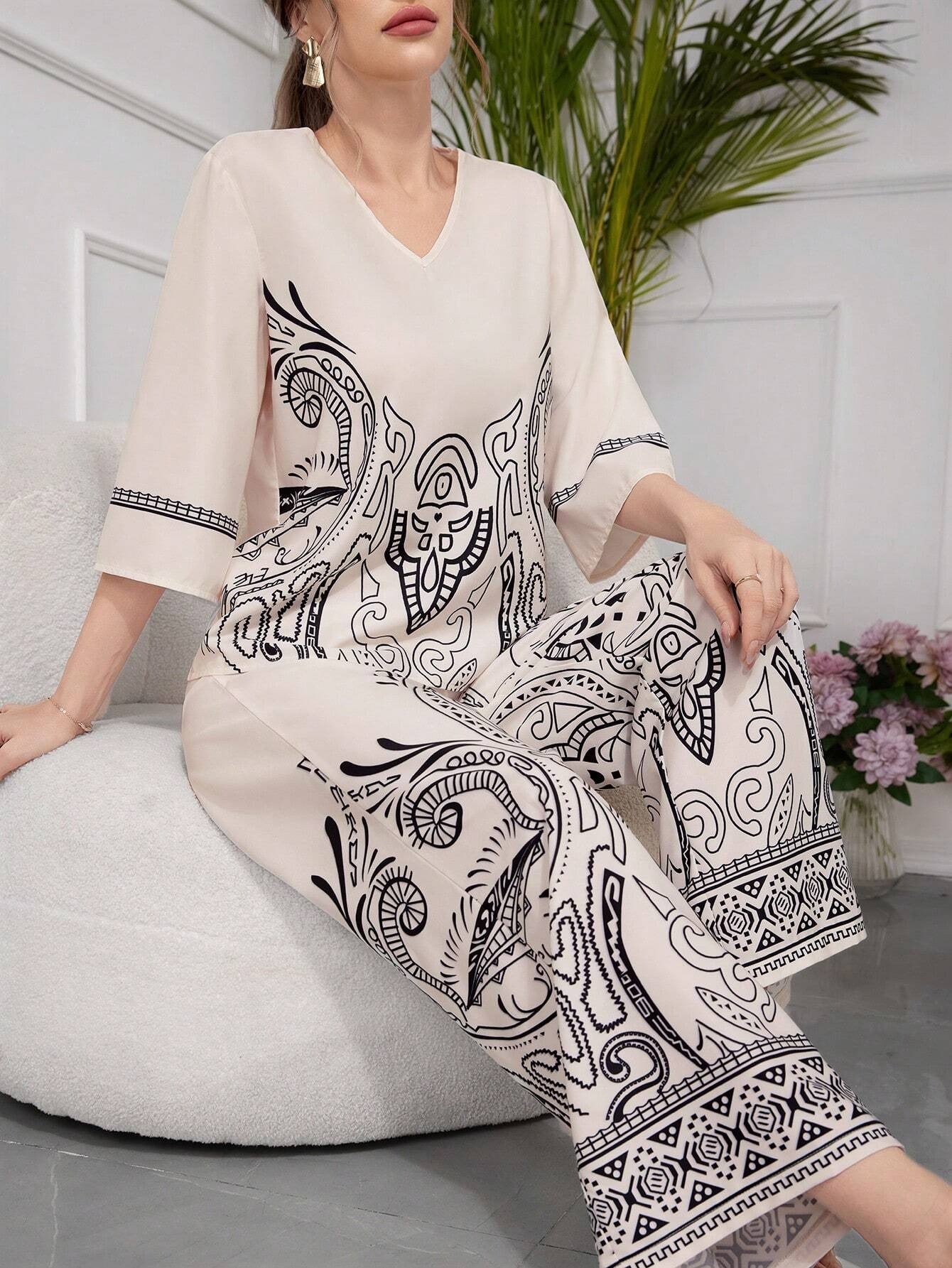 ARENIVA - Classi MultiColour Co-Ord Set With Floral Print