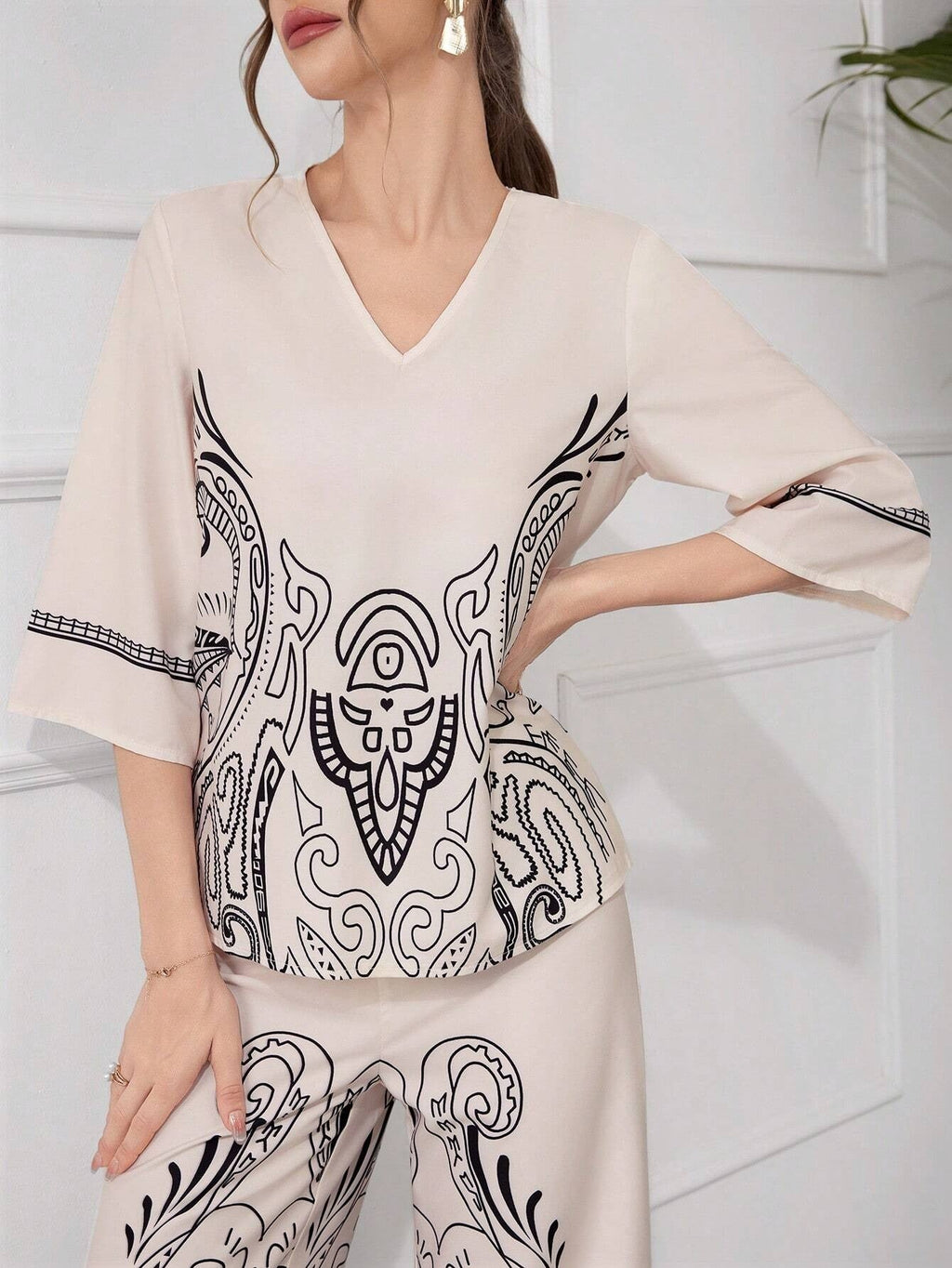 ARENIVA - Classi MultiColour Co-Ord Set With Floral Print