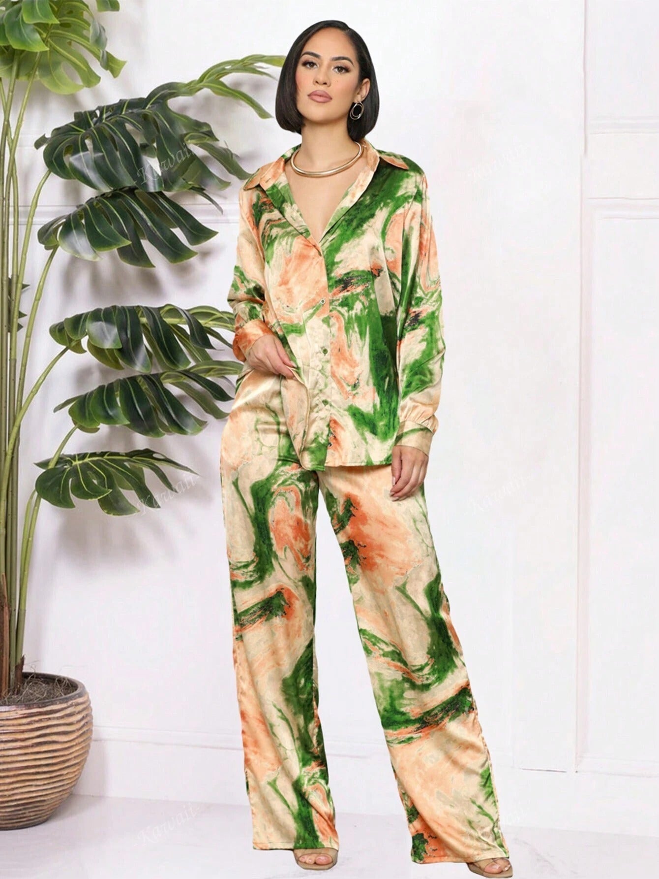 ARENIVA - Floral Printed Co-Ord Set for Women
