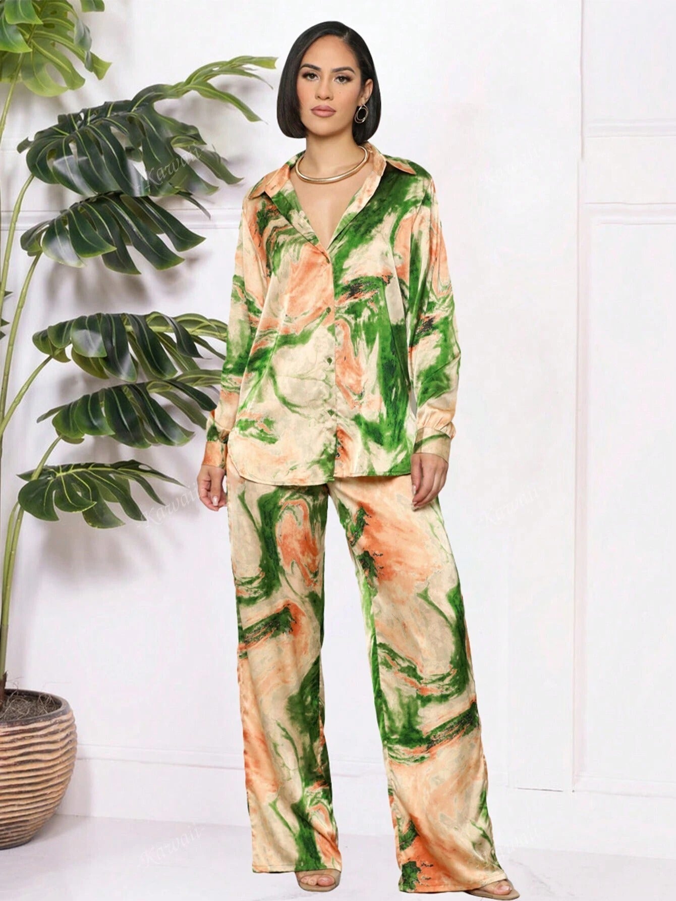 ARENIVA - Floral Printed Co-Ord Set for Women