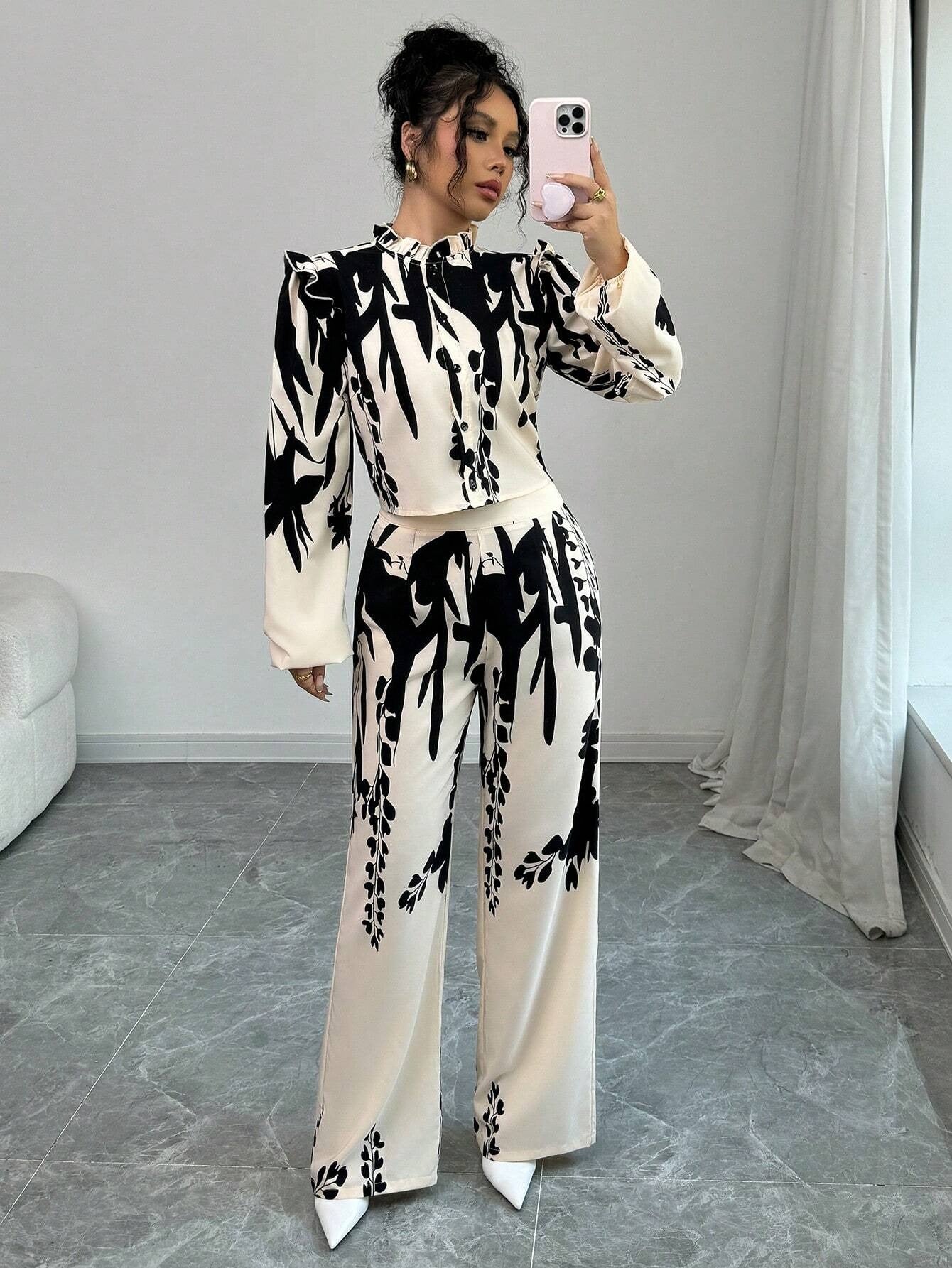 ARENIVA - Classi Women's Co-Ord Set With Floral Print