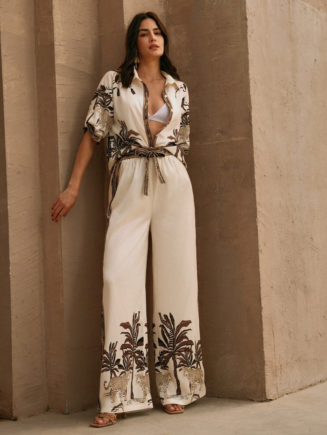 ARENIVA - Classi Co-Ord Set With Floral Print