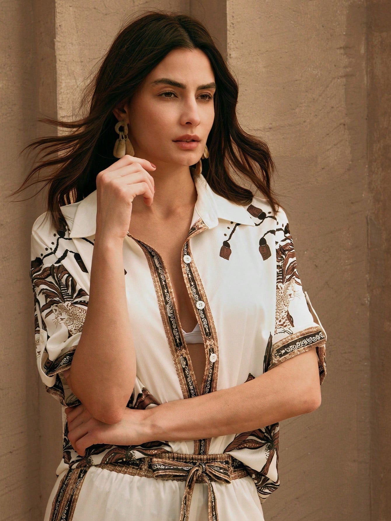ARENIVA - Classi Co-Ord Set With Floral Print