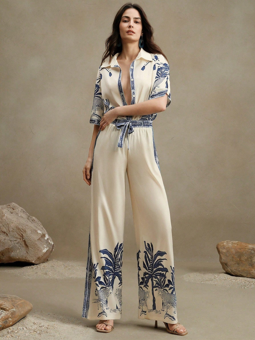 ARENIVA - Classi Co-Ord Set With Floral Print
