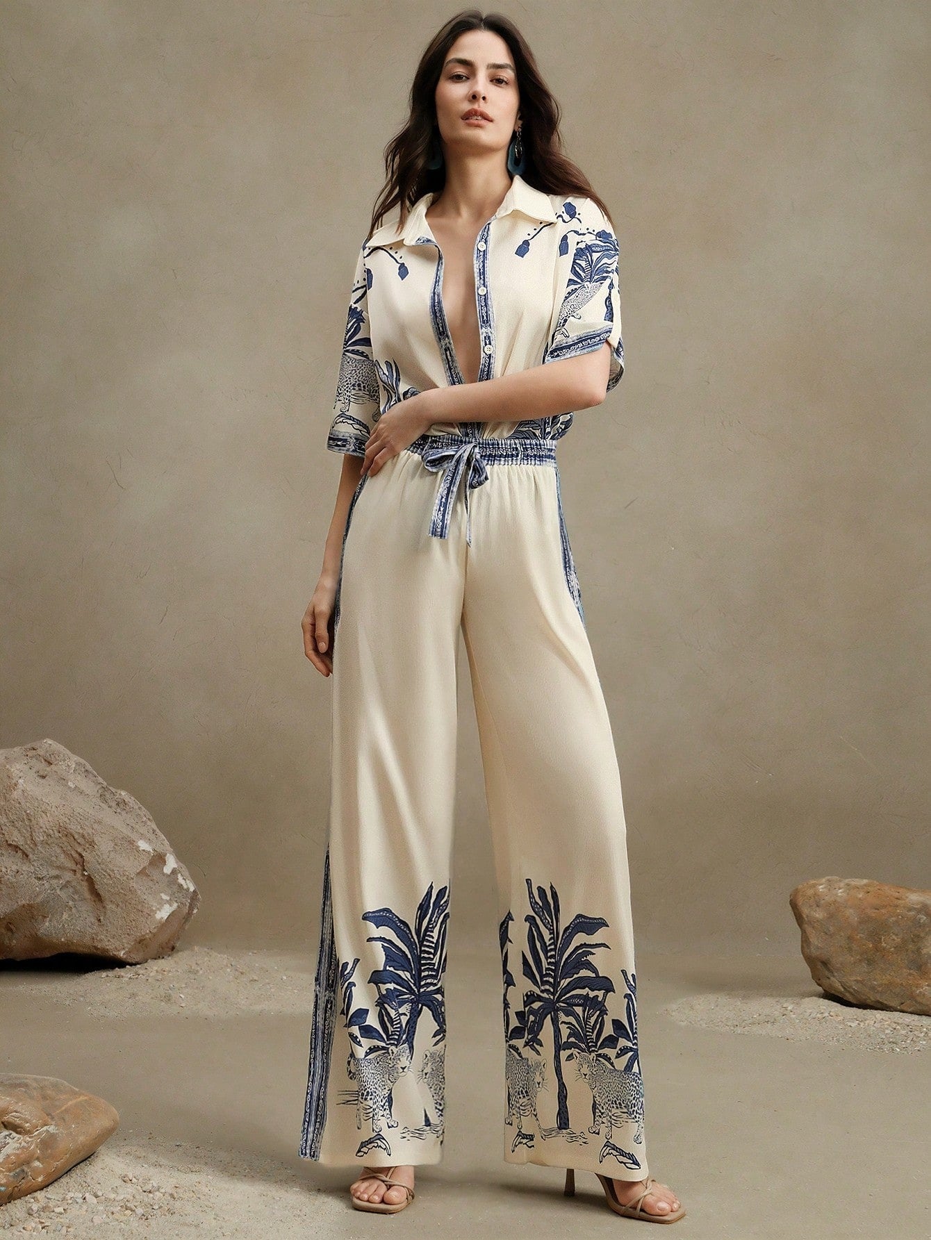 ARENIVA - Classi Co-Ord Set With Floral Print