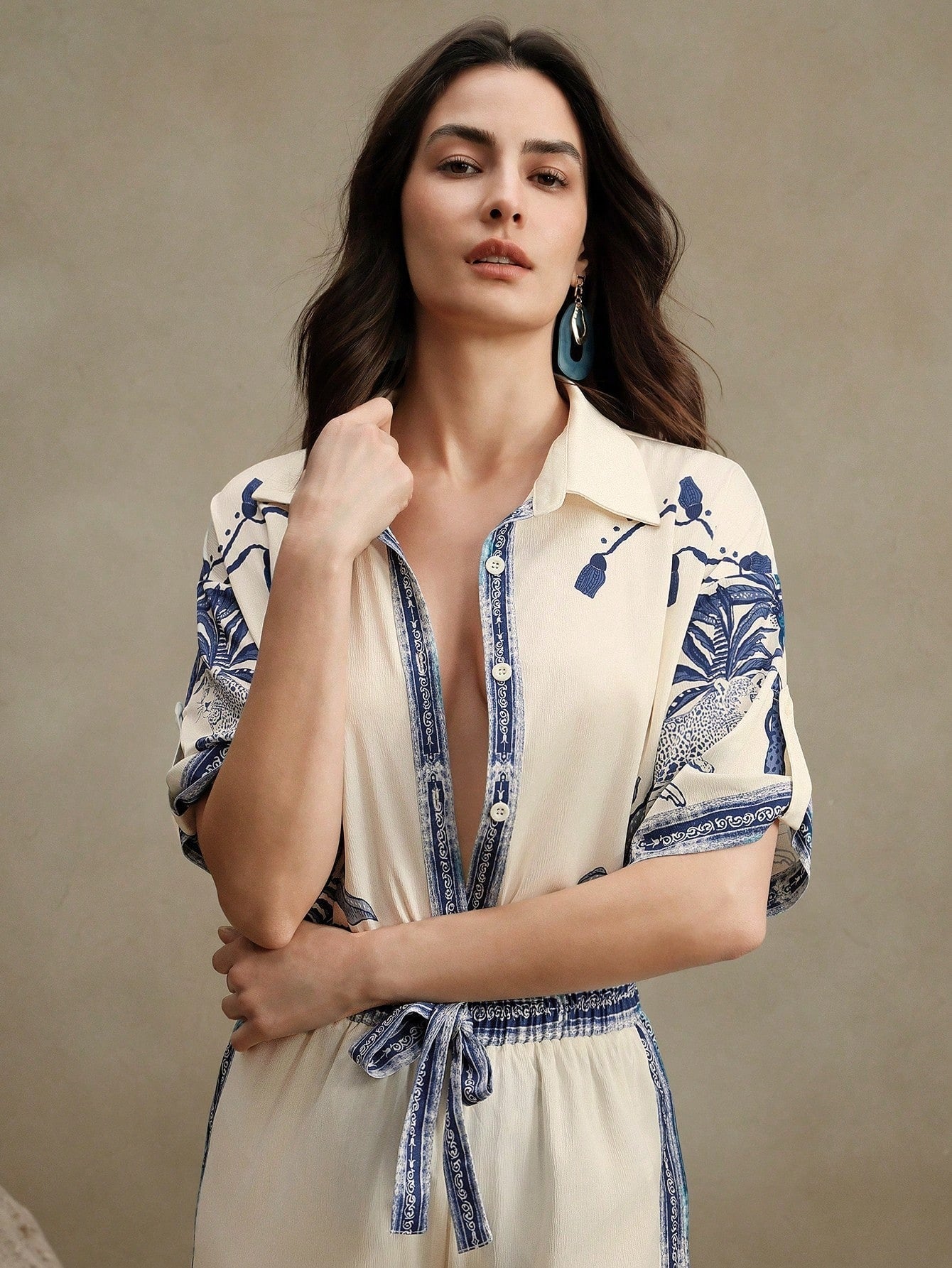 ARENIVA - Classi Co-Ord Set With Floral Print