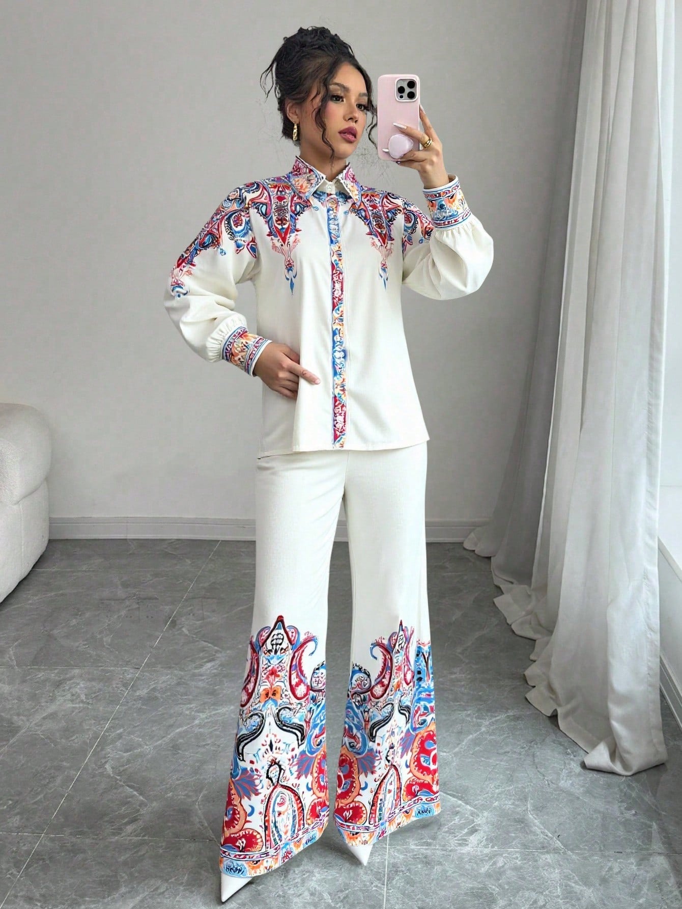 ARENIVA - Classi Women's Co-Ord Set With Floral Print