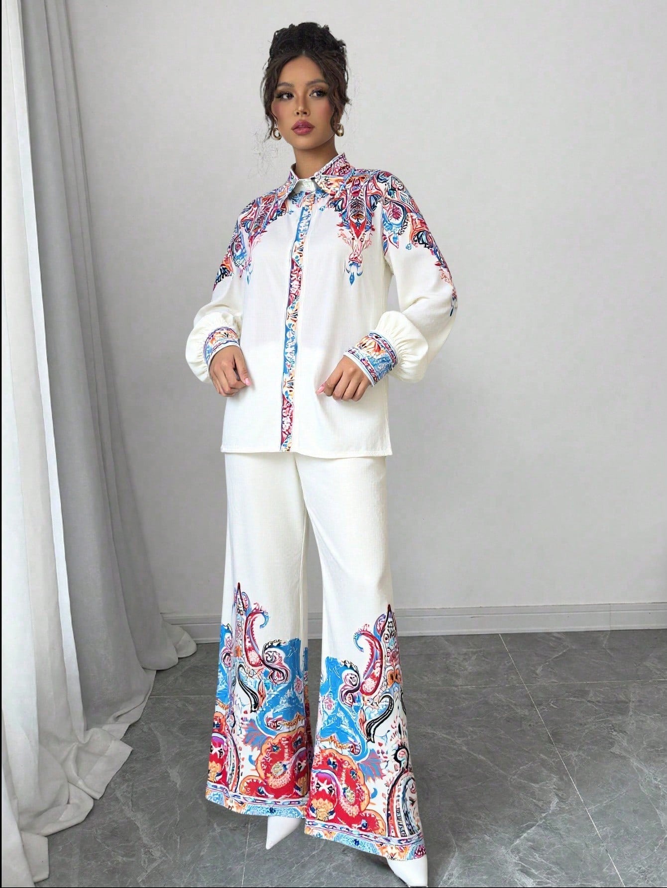 ARENIVA - Classi Women's Co-Ord Set With Floral Print
