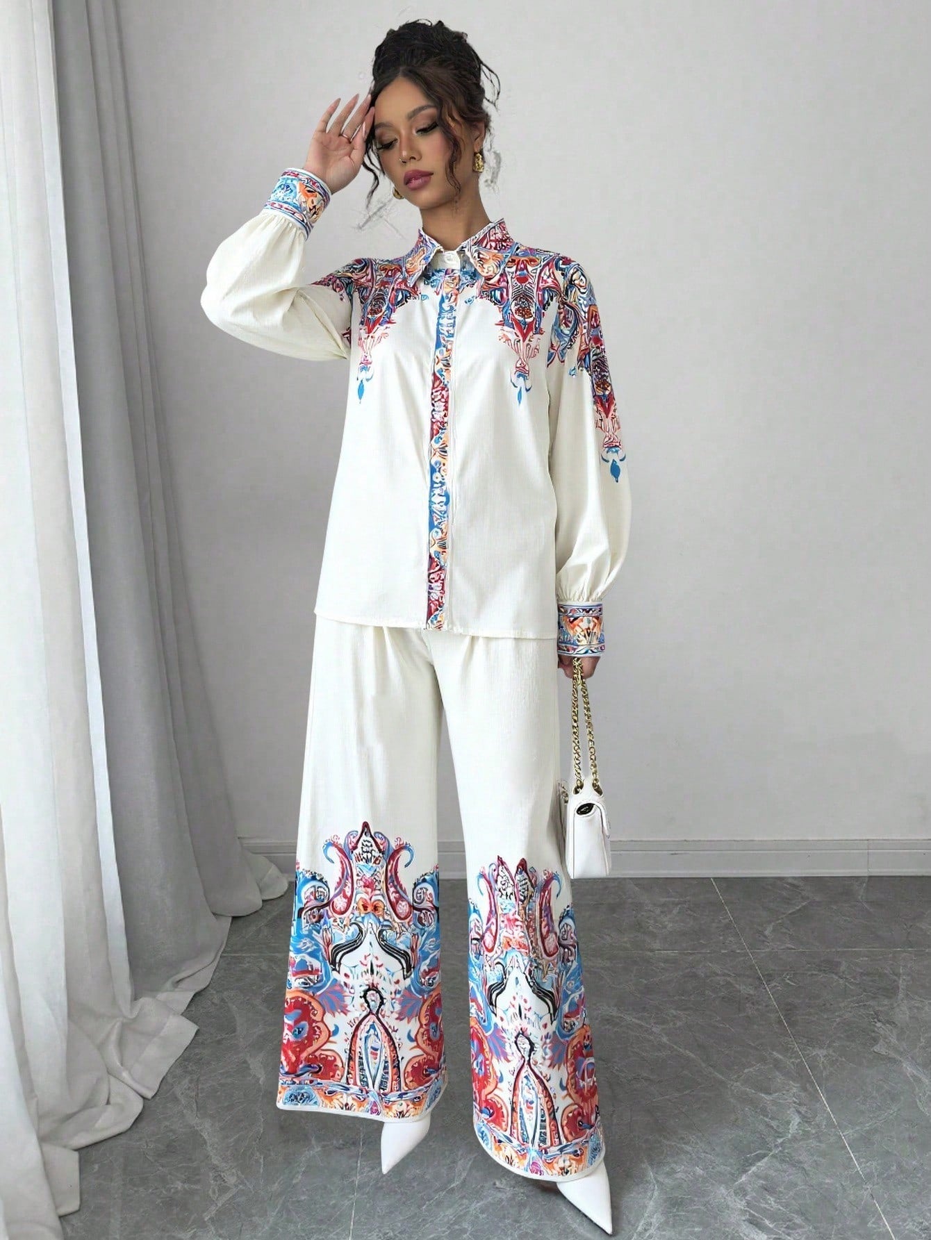 ARENIVA - Classi Women's Co-Ord Set With Floral Print