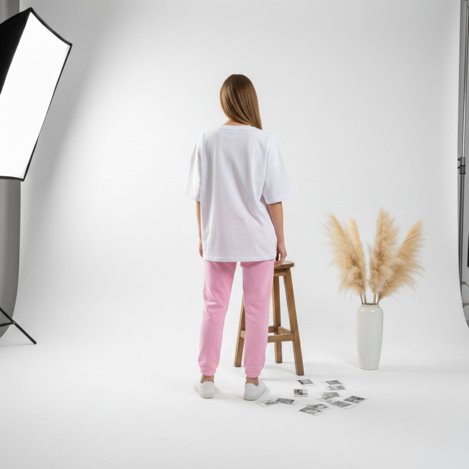 Baby Pink New York Graphic Women's Co-Ord Set – Comfortable Matching Top & Pants