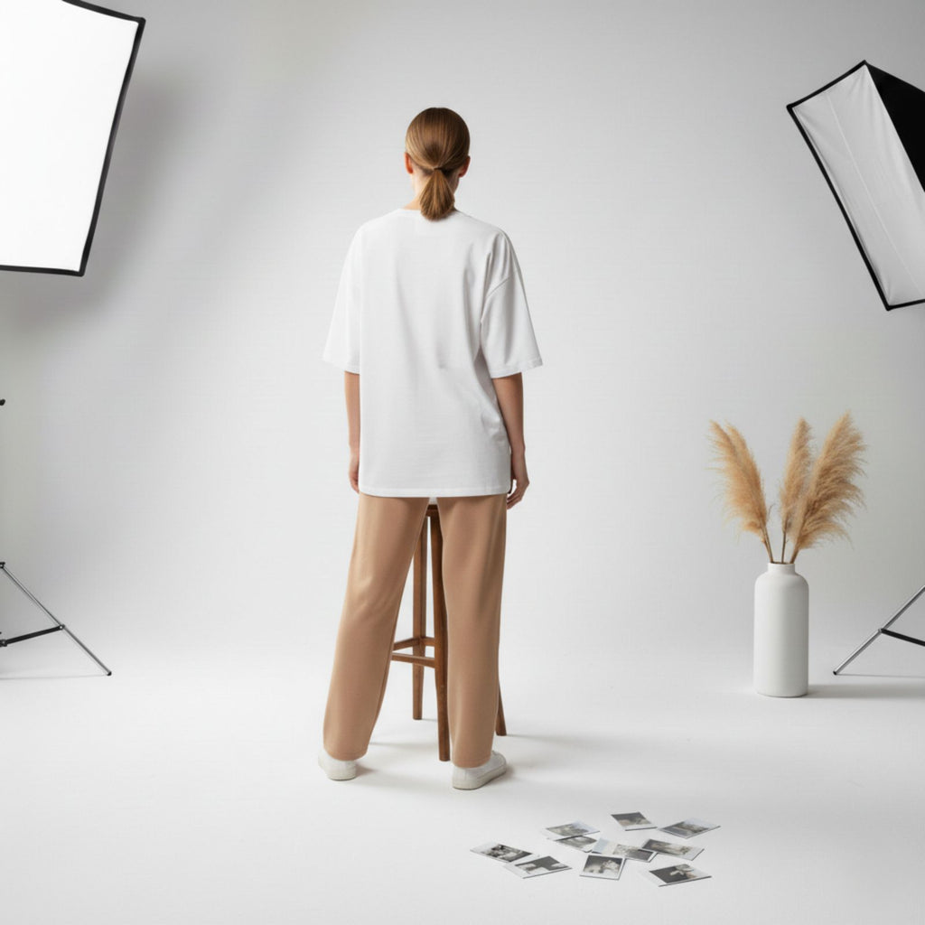 Sand Brown New York Graphic Women's Co-Ord Set – Comfortable Matching Top & Pants