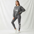 New York Varsity Athleisure Co-ord Set – Charcoal Grey
