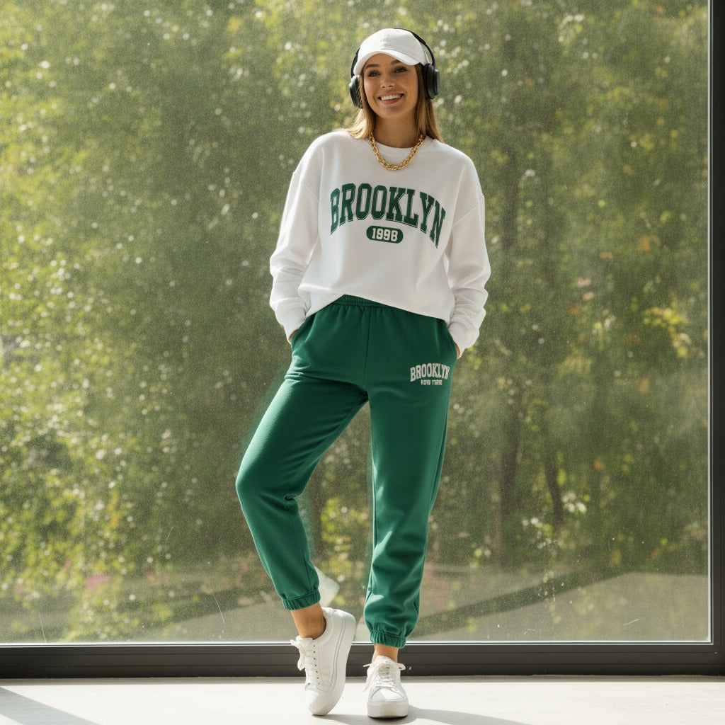New York Graphic Women's Comfortable Co-Ord Set