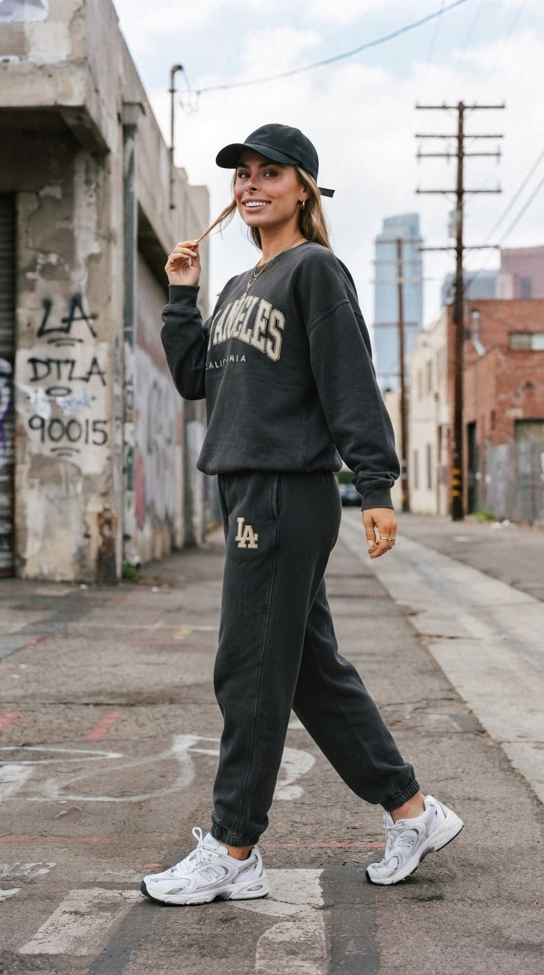 Women’s Los Angeles Graphic Sweatshirt Co-ord Set