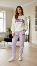 "Brooklyn" Lilac Colour Comfortable Women's Co-ord Set