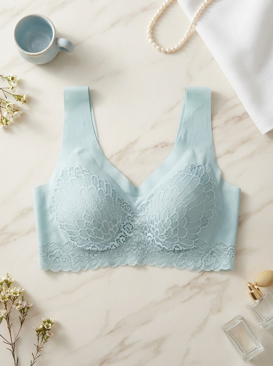 Blue Mist Lace Bralette