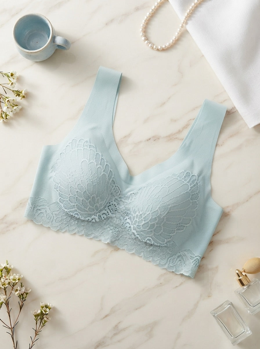 Blue Mist Lace Bralette