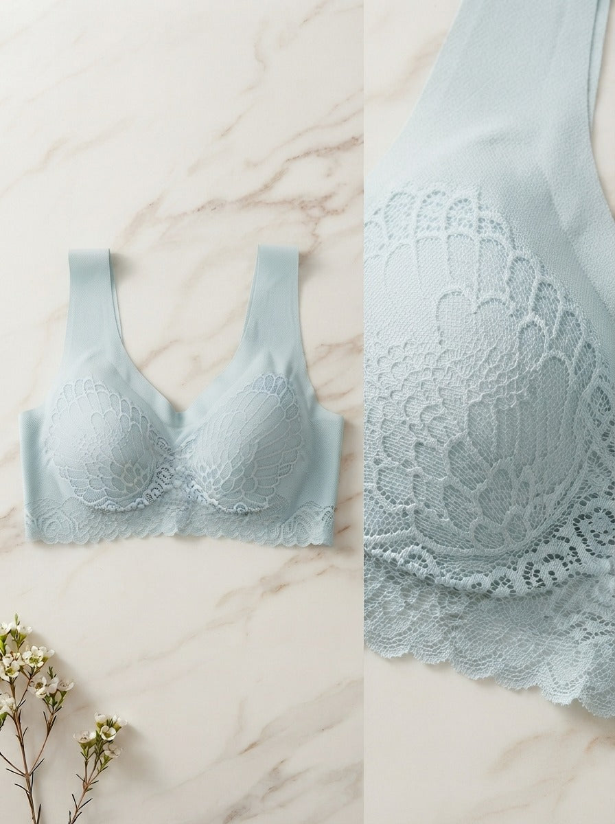 Blue Mist Lace Bralette