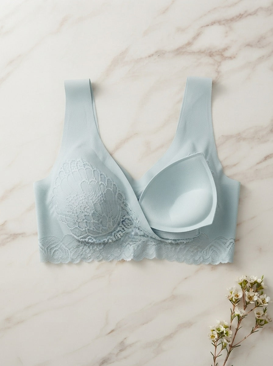 Blue Mist Lace Bralette