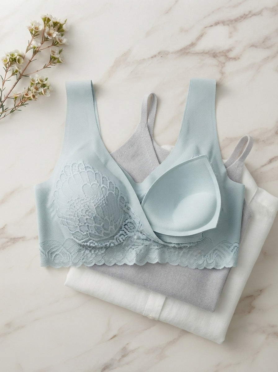 Blue Mist Lace Bralette