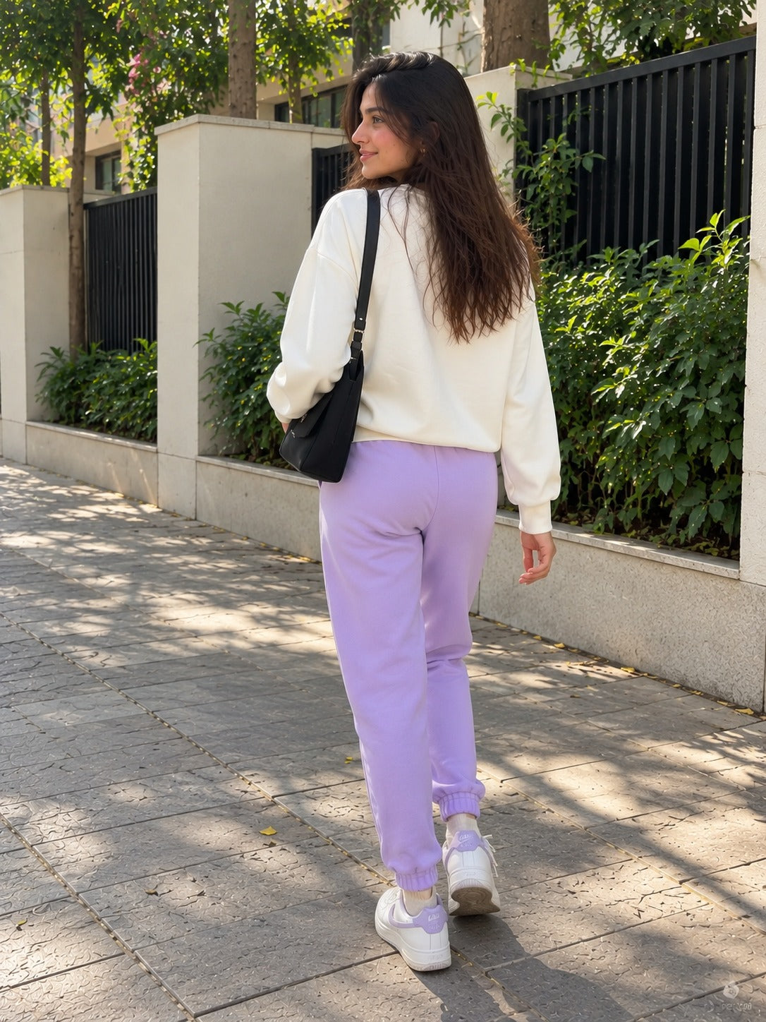 Brooklyn Lilac Colour Edge Co-ord Set
