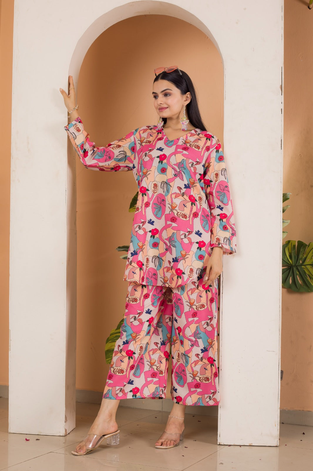 Comfy Chic Multicolor Women's Co-Ord Set