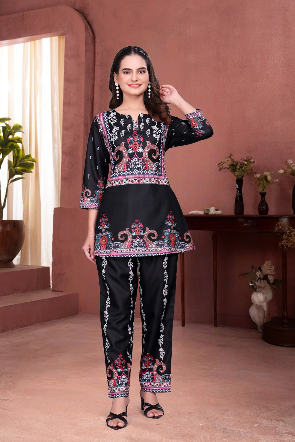 Classi Black Colour Women's Designer Co-Ord Set