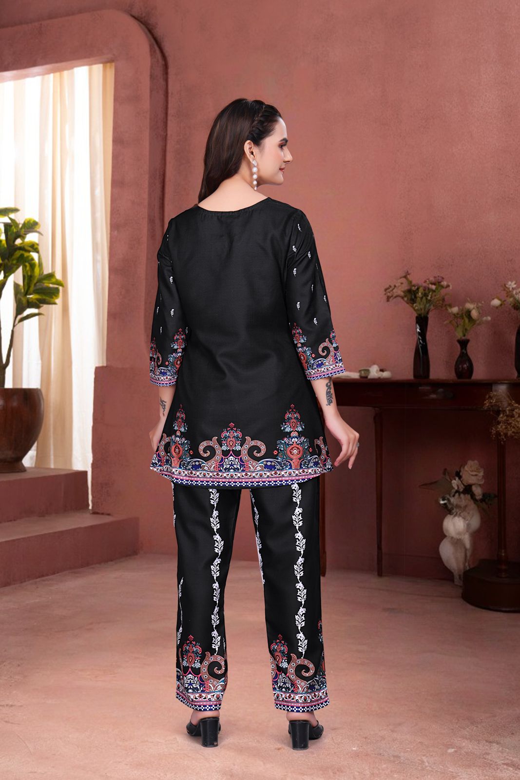 Classi Black Colour Women's Designer Co-Ord Set