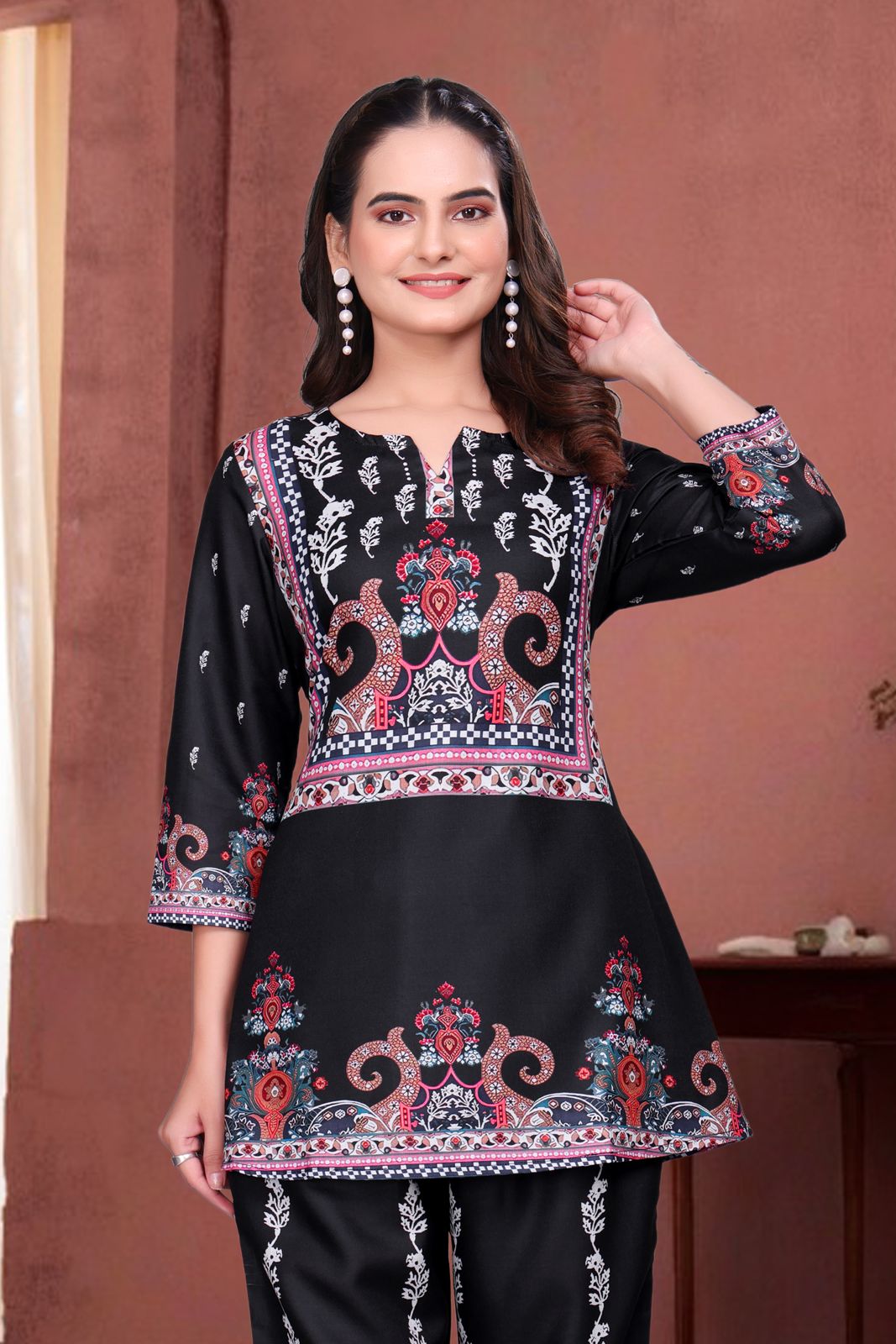 Classi Black Colour Women's Designer Co-Ord Set