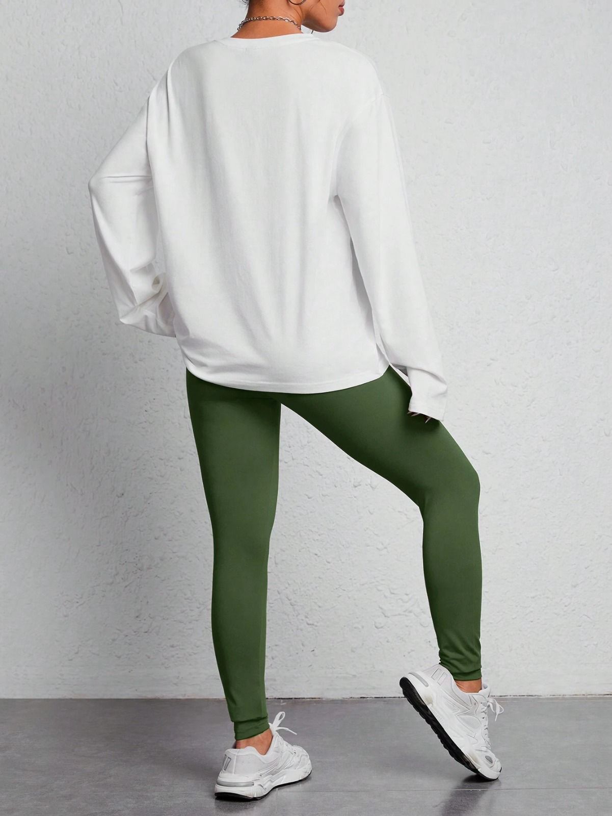 Basil Green Colour Women's Comfortable Co-Ord Set with Graphic Print