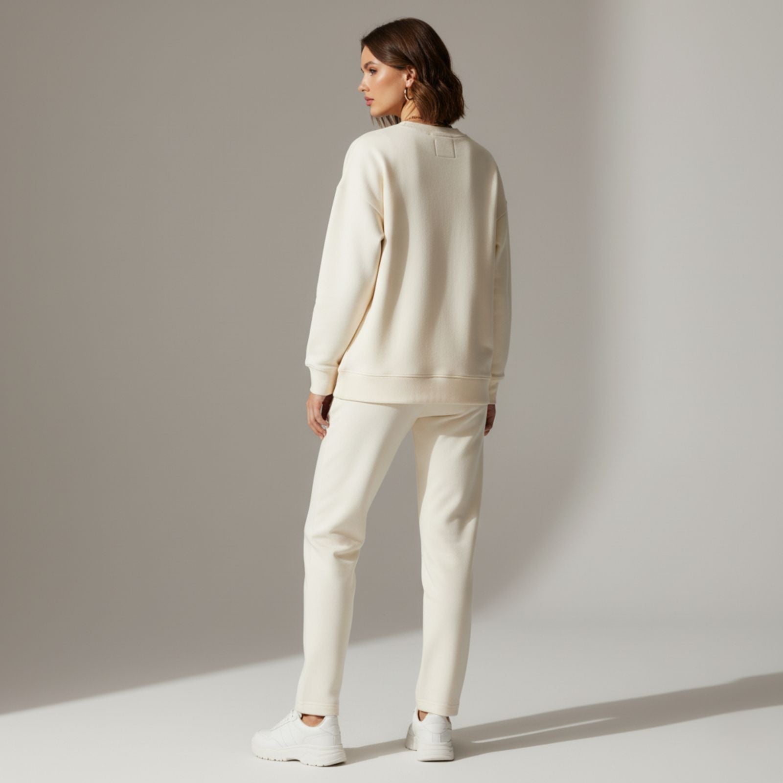 Snow White Colour Women's Heavy Co-Ord Set