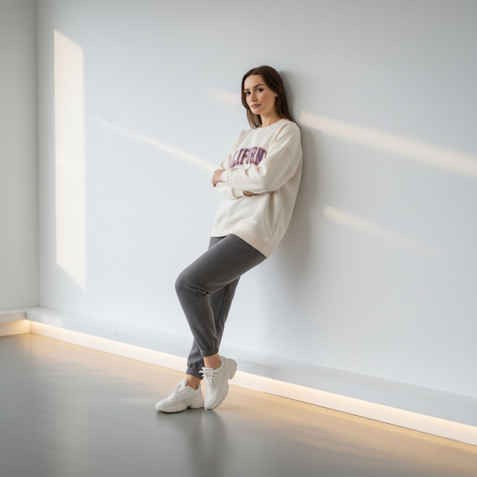 ARENIVA - California Beige Colour Women's Comfortable Co-Ord Set