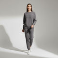 Powered By Confidence - Women's Comfortable Dark Grey Colour Co-Ord Set