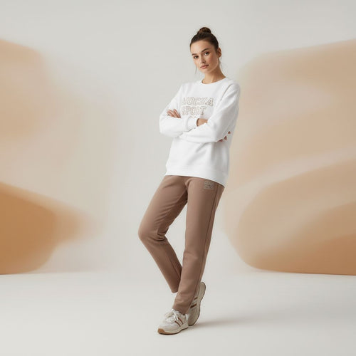 "MOCHA SPORTS" Coffee Brown Colour Women's Comfortable Co-Ord Set