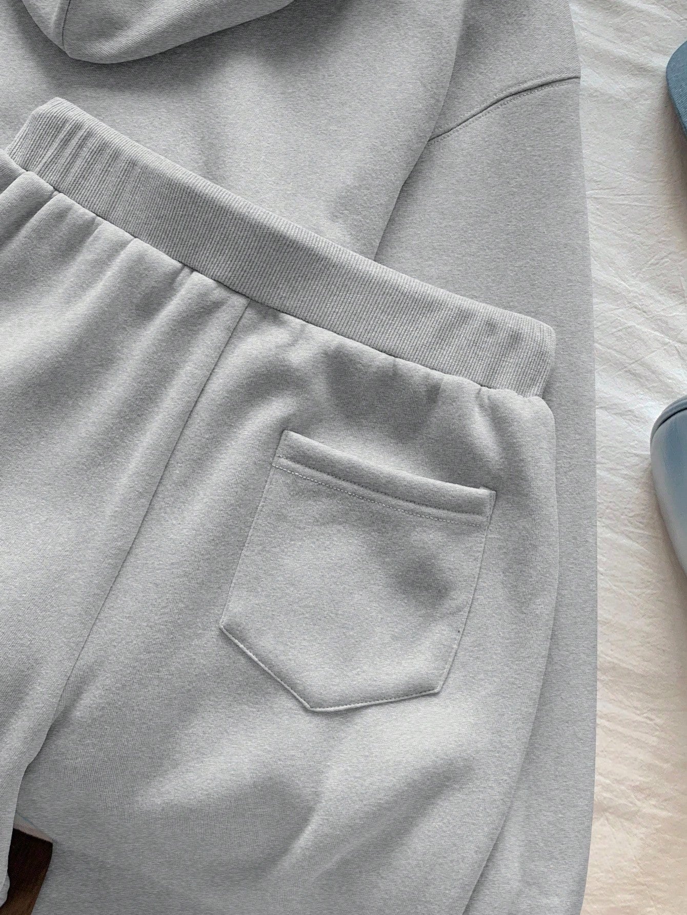 ARENIVA - Light Grey Colour Women's Comfortable Co-Ord Set