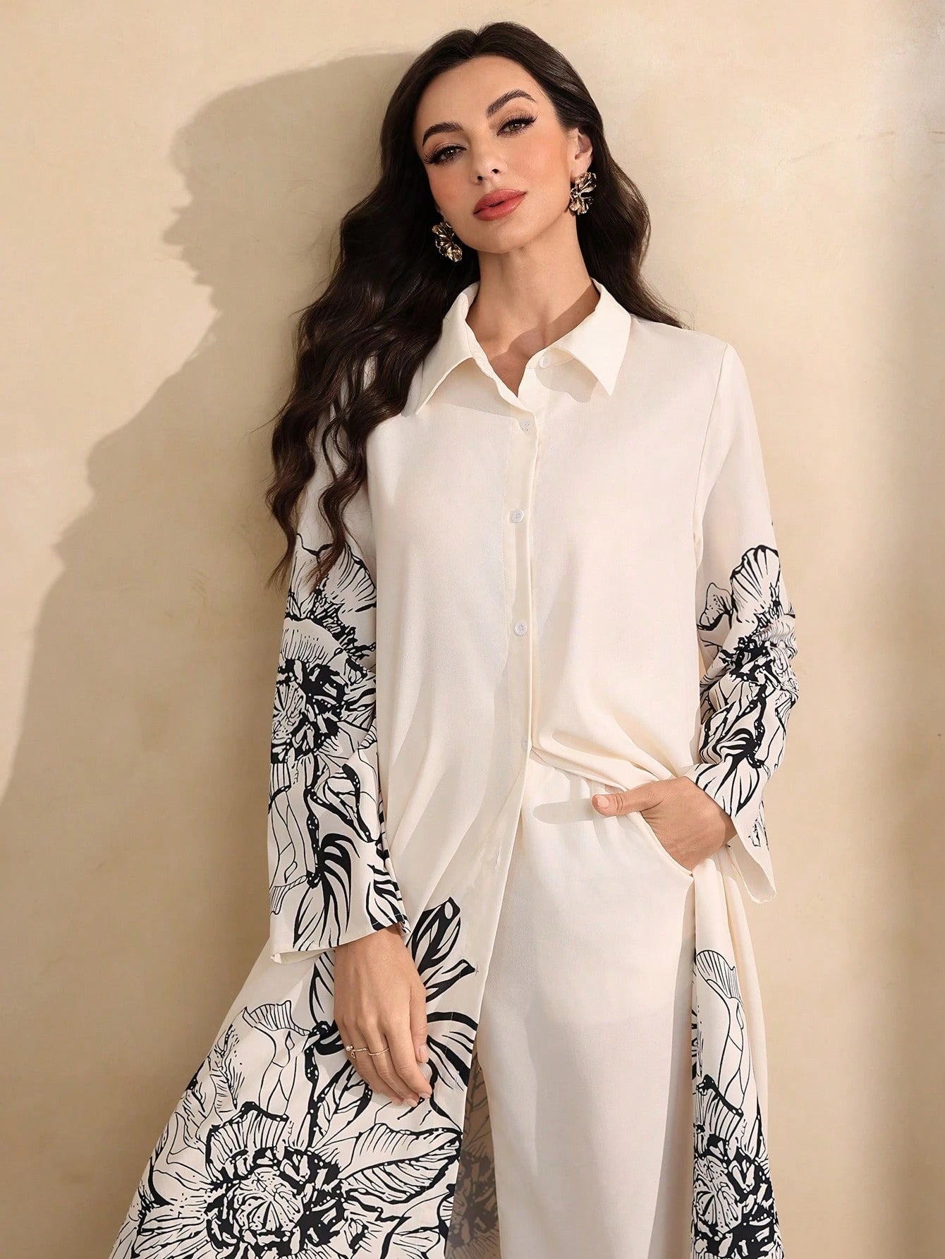 Classi White Colour Comfortable Women's Co-Ord Set