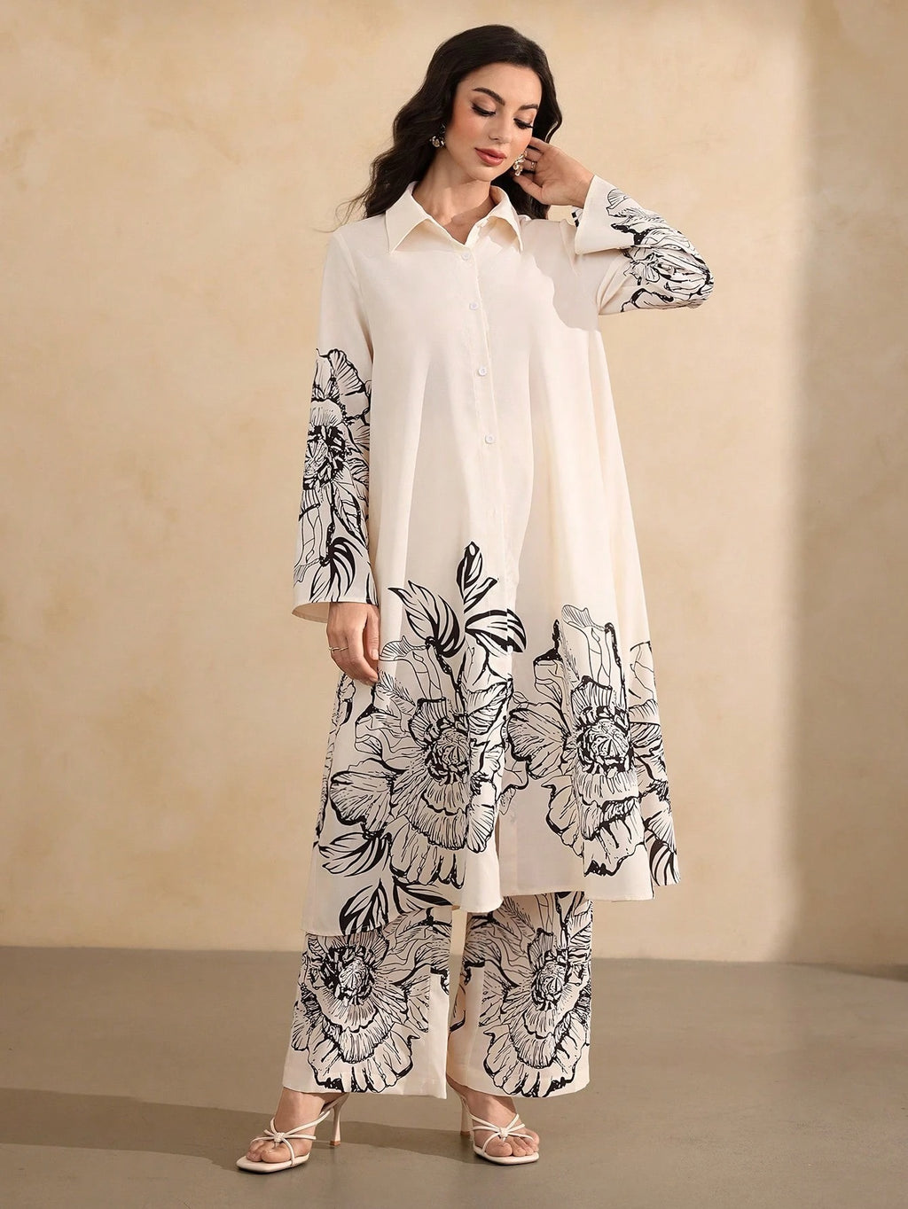 Classi White Colour Comfortable Women's Co-Ord Set