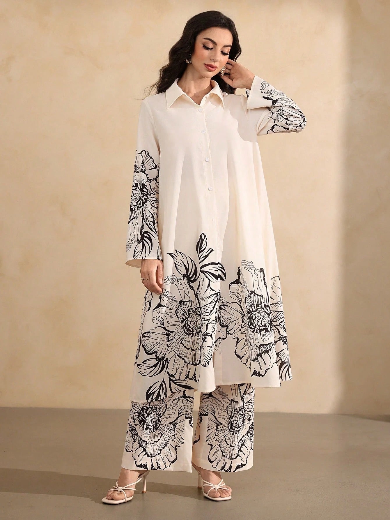 Classi White Colour Comfortable Women's Co-Ord Set