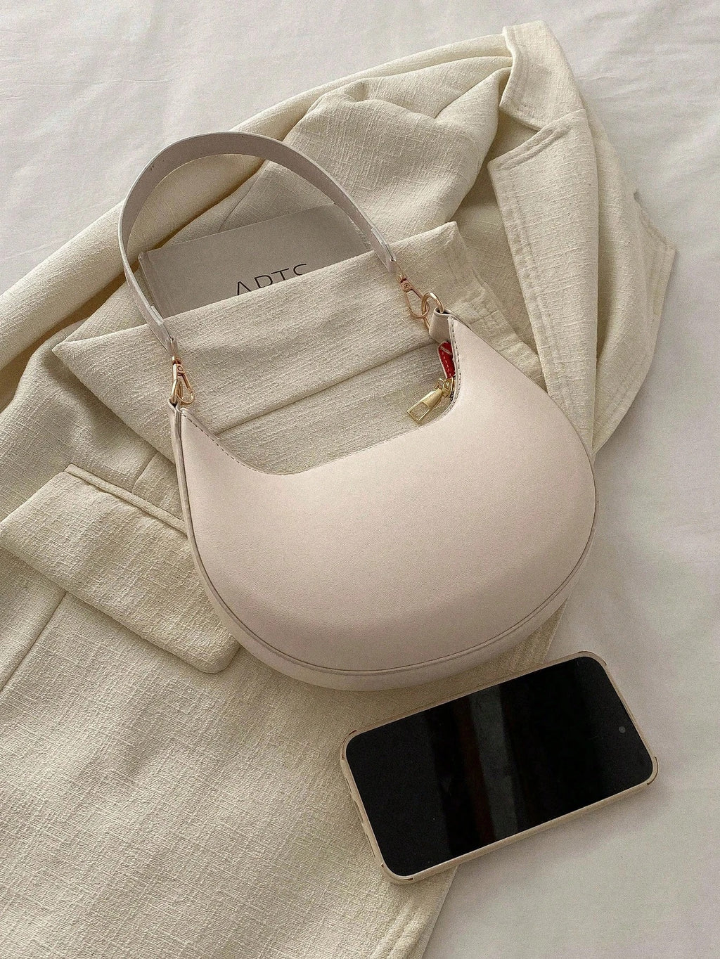 Crescent-Shaped Women's Shoulder Bag