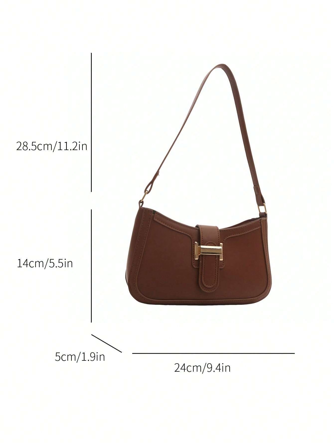 Crescent-Shaped Underarm Shoulder Bag For Women