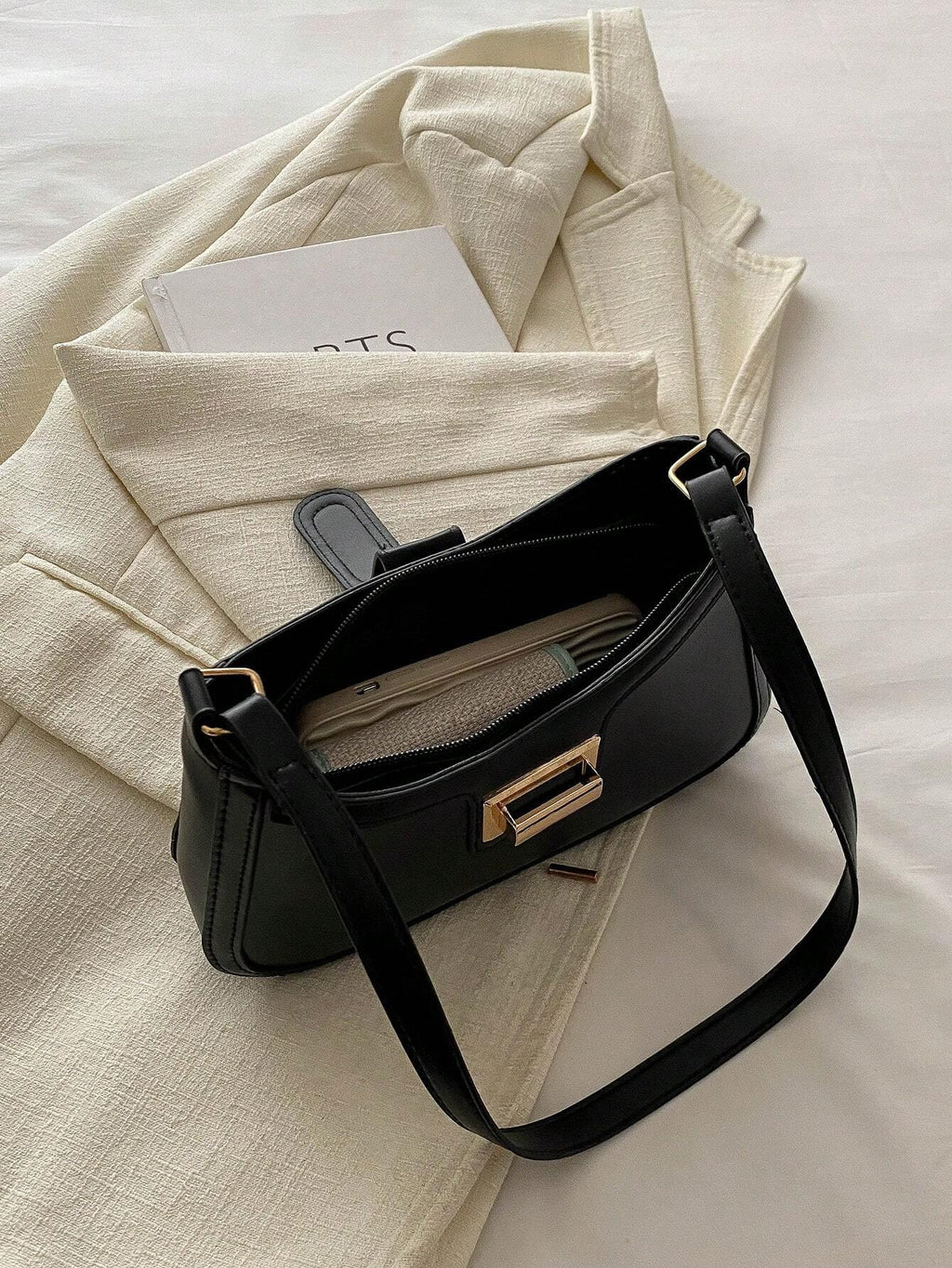 Crescent-Shaped Underarm Shoulder Bag For Women