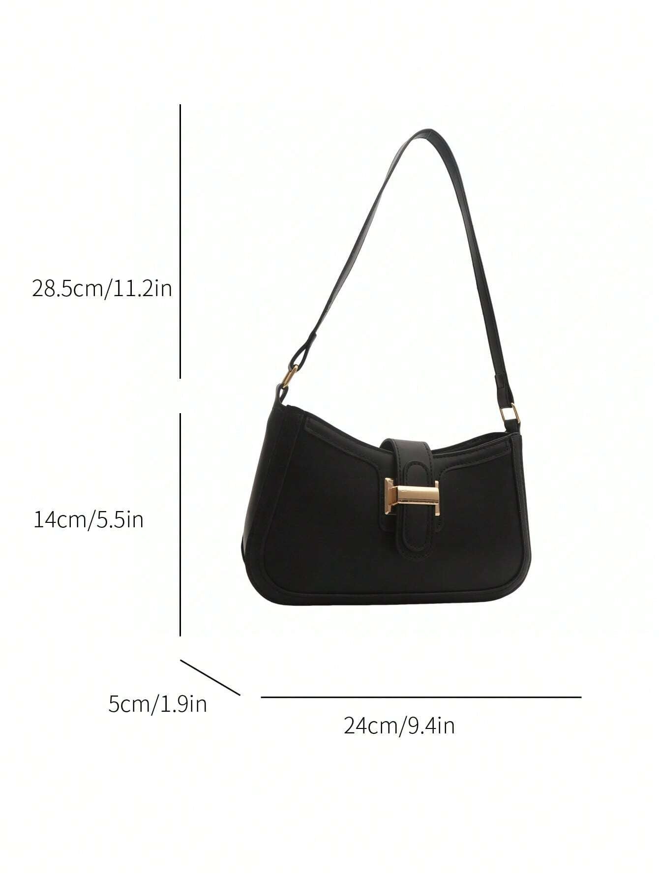 Crescent-Shaped Underarm Shoulder Bag For Women