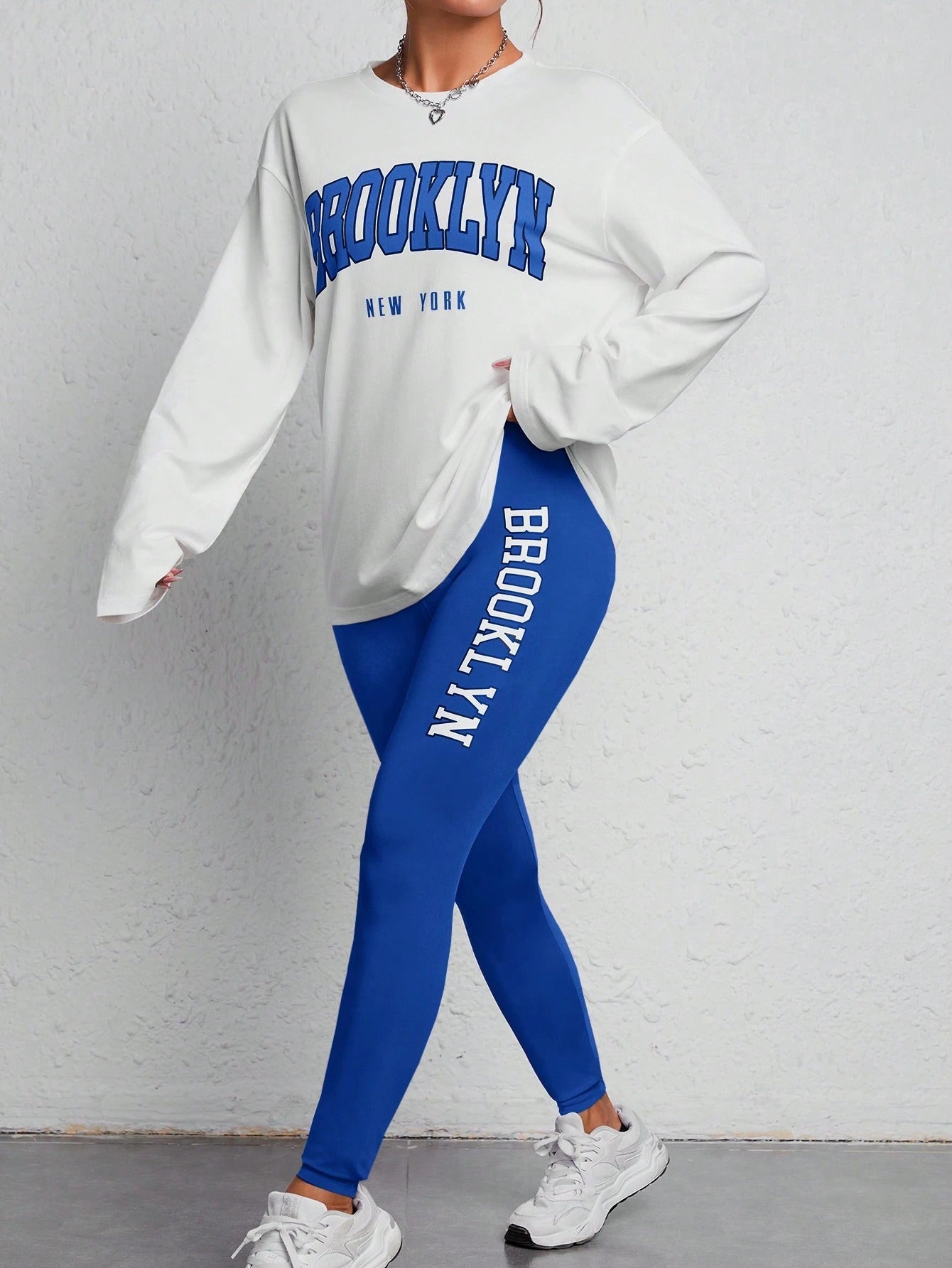 ARENIVA - Women’s Colorblock Co-Ord Set with Graphic Print
