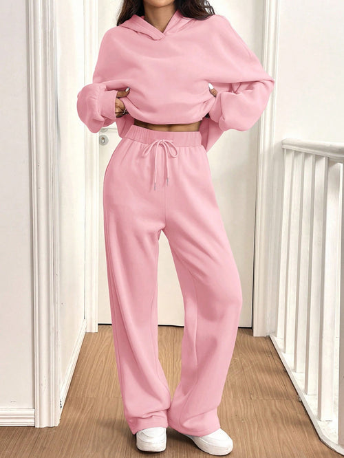 ARENIVA - Baby Pink Colour Women's Comfortable Co-Ord Set