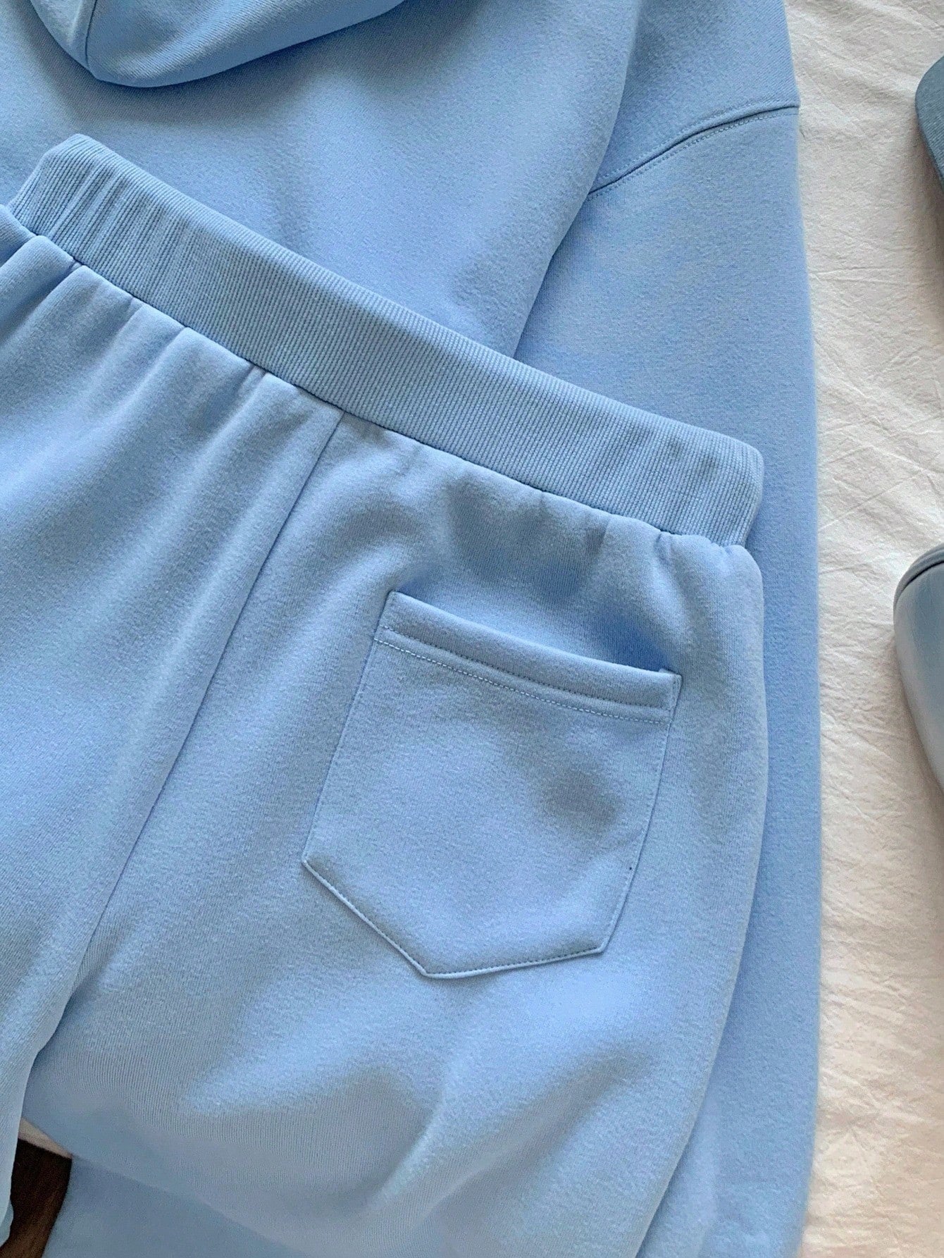 ARENIVA - Baby Blue Colour Women's Comfortable Co-Ord Set