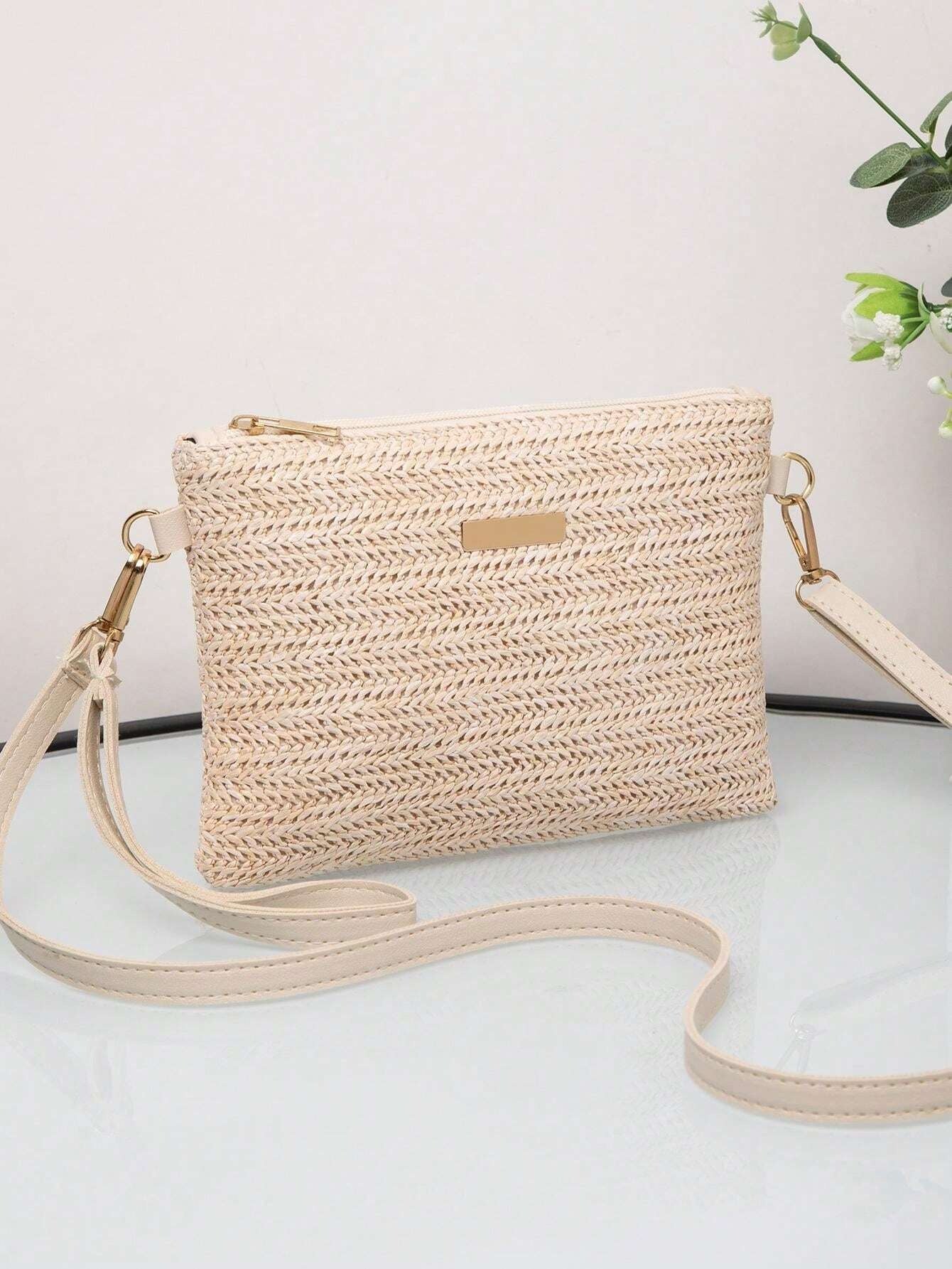 Fashion Straw Weave Ladies Handbag