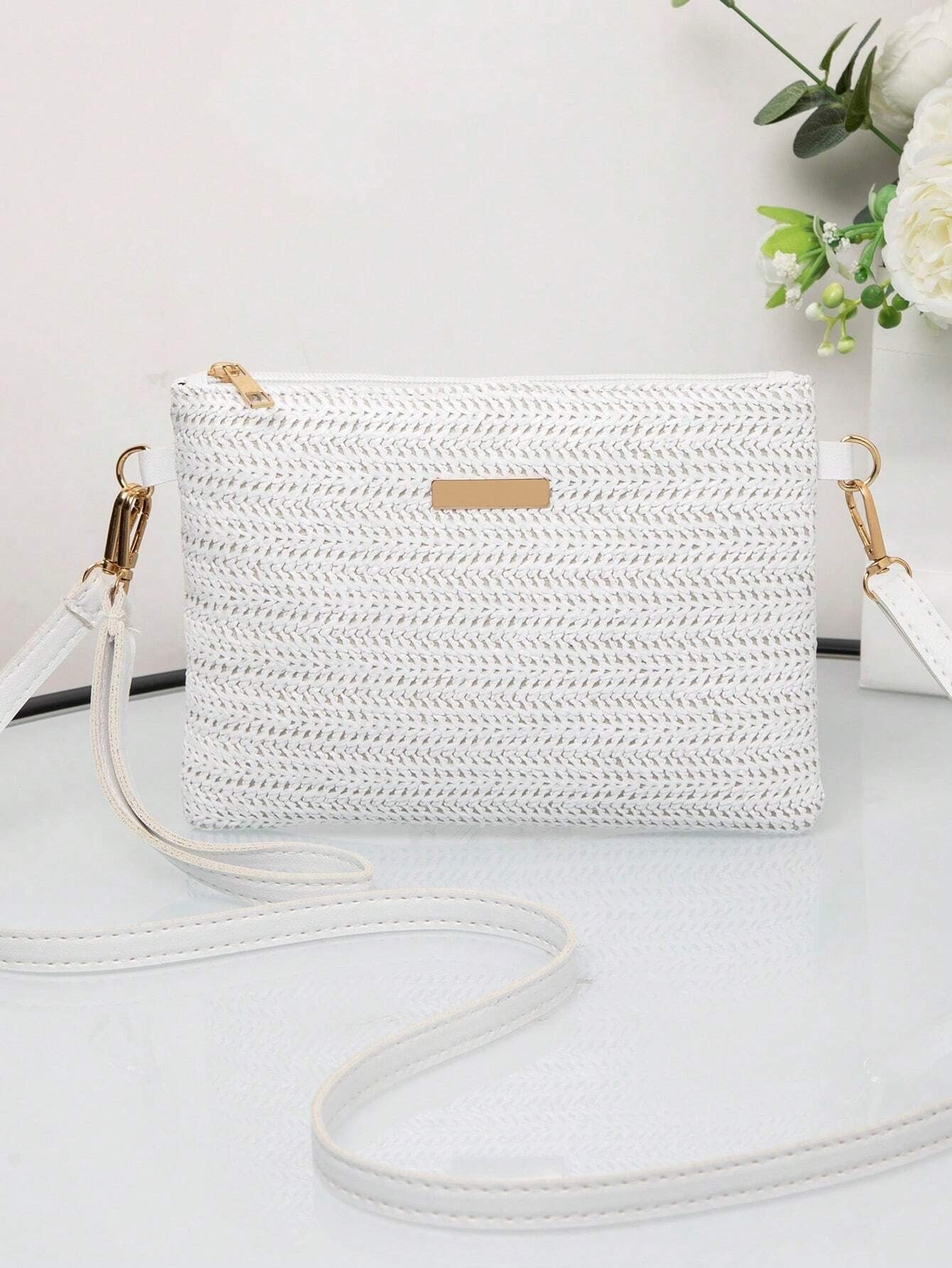 Fashion Straw Weave Ladies Handbag