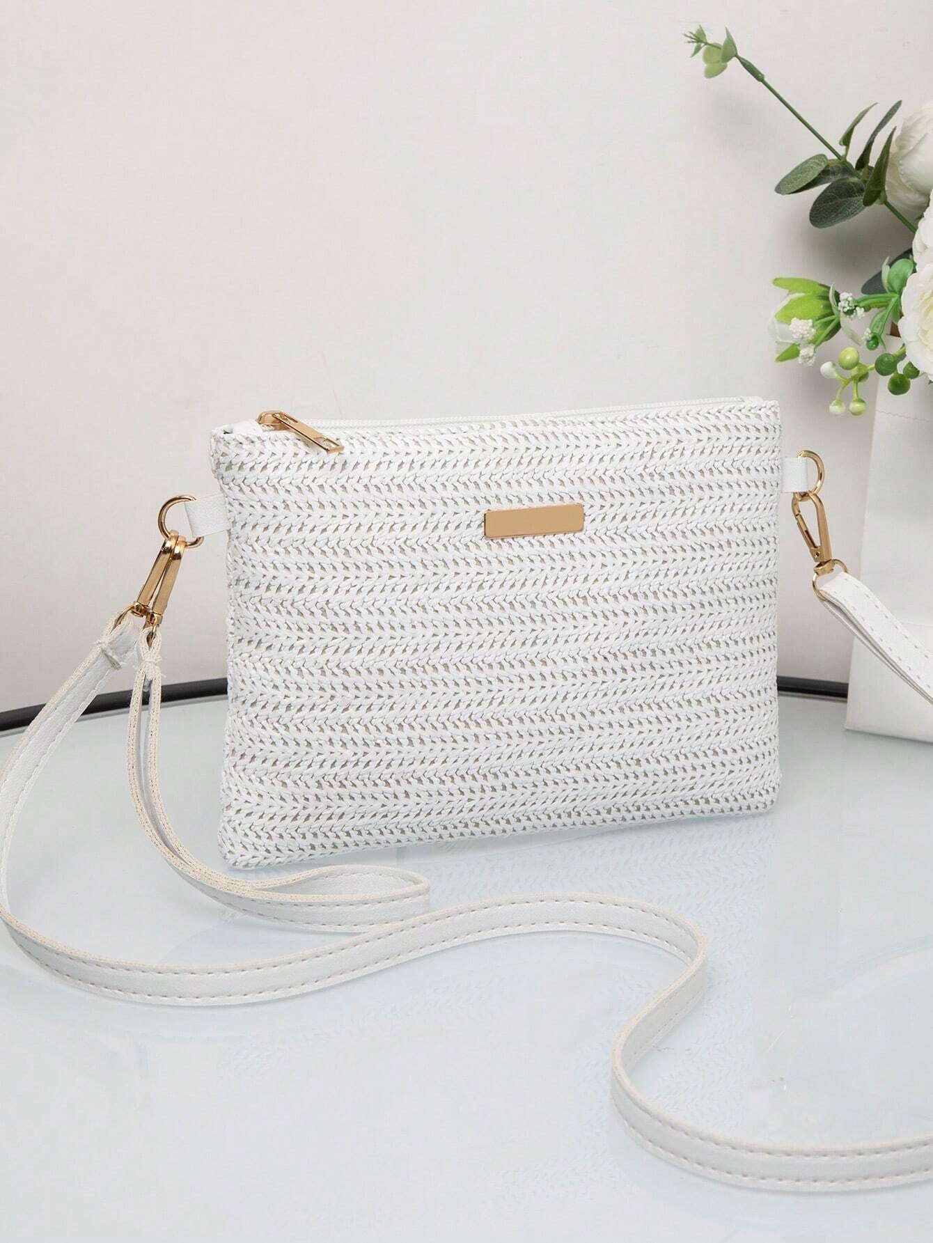 Fashion Straw Weave Ladies Handbag