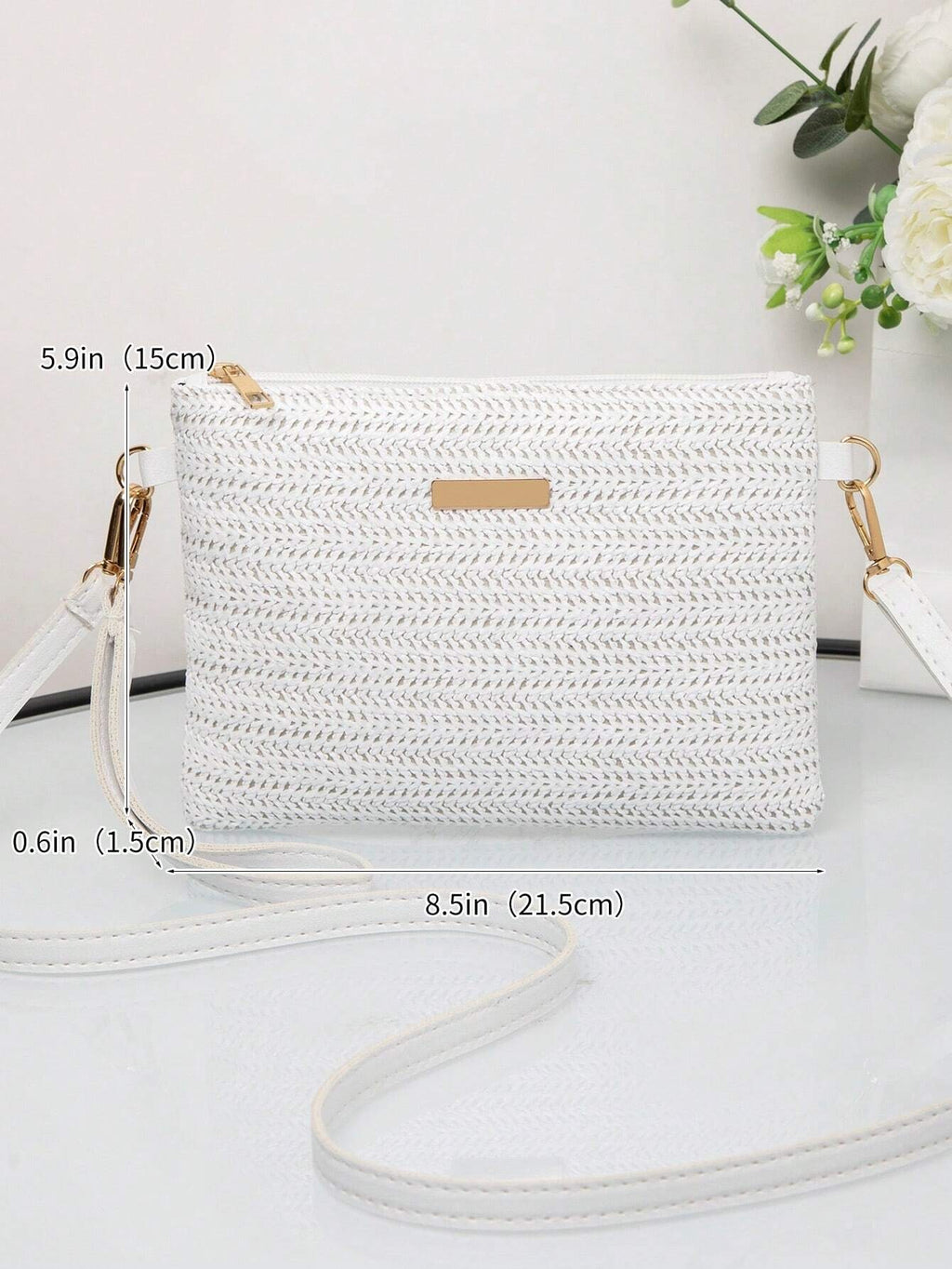 Fashion Straw Weave Ladies Handbag