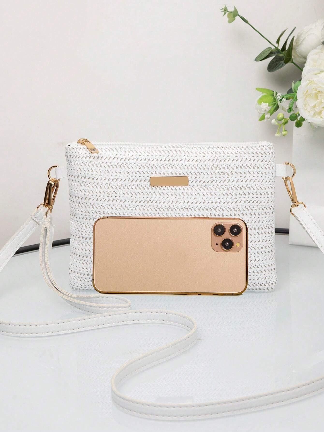 Fashion Straw Weave Ladies Handbag